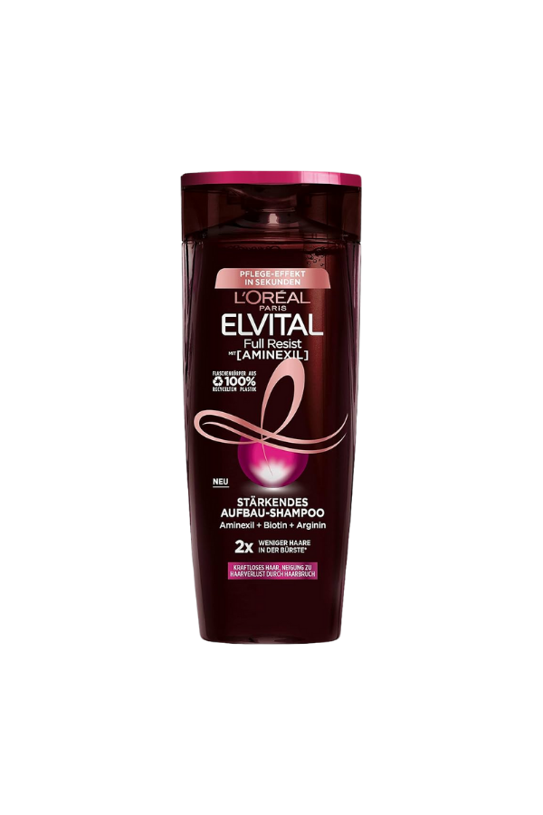 L'Oréal Paris Shampoo against hair loss due to hair breakage, for powerless, brittle hair, with biotin, provitamin B5 and arginine, Elvital Full Resist Power Booster hair shampoo 700 ml