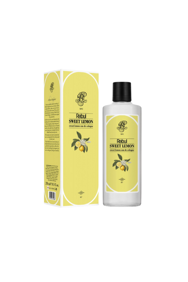 Rebul Sweet Lemon Cologne 250 ml-Refreshing Citrus  Scent