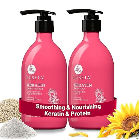 Luseta Keratin Shampoo 500 ml & Conditioner 500 ml Set