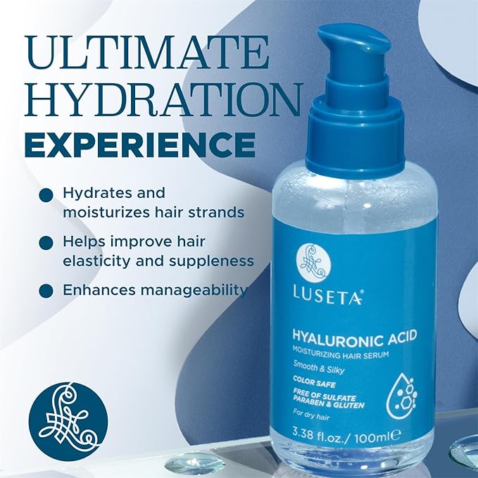 Luseta Hyaluronic Acid Moisturizing Hair Serum for Dry and