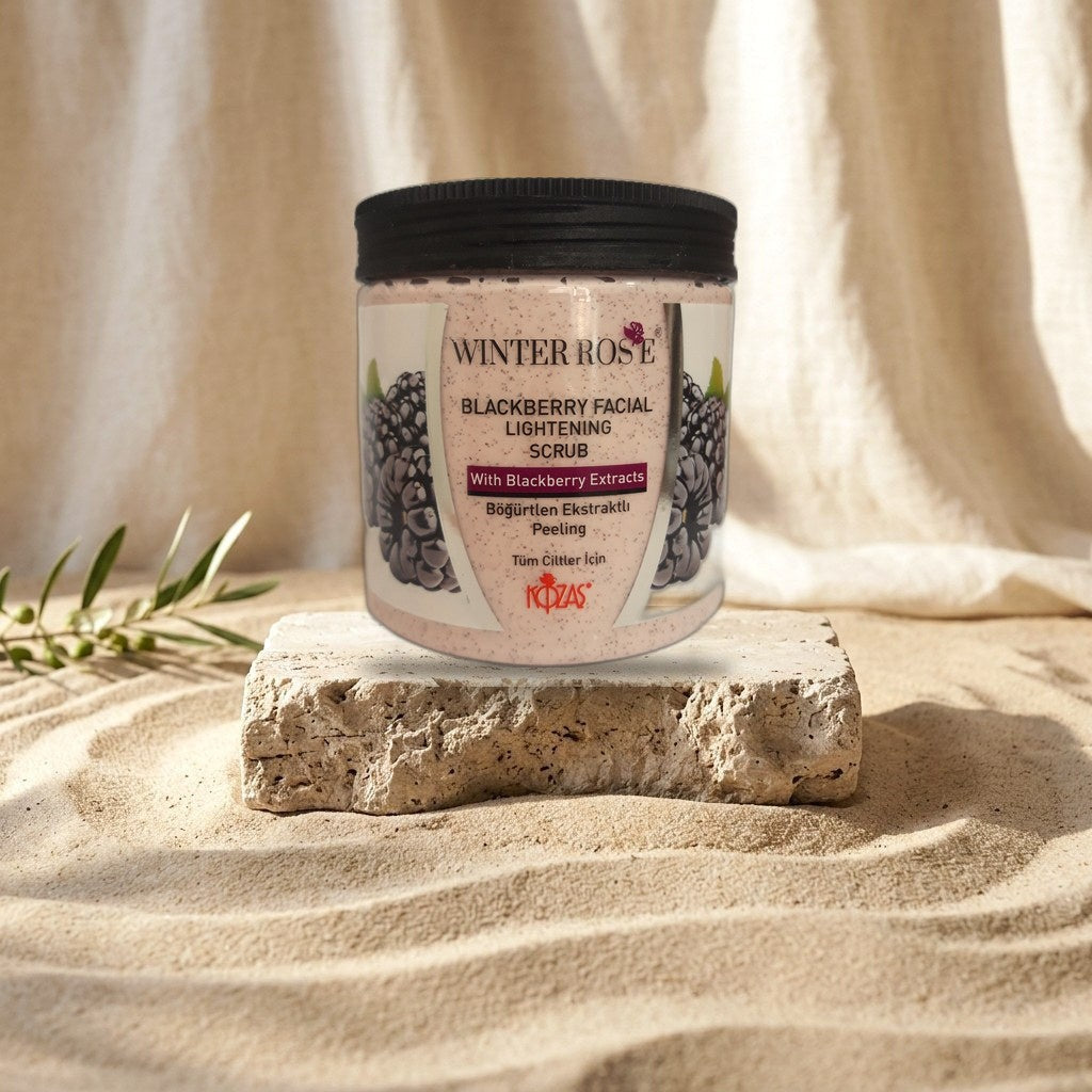 Kontes Winter Rose Blackberry Facial Lightening Scrub 500 gr