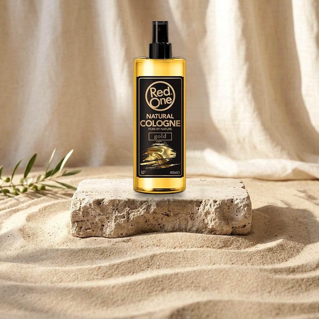RedOne Natural Cologne Gold 400 ml – Refreshing Eau de Cologne with a Luxurious Scent