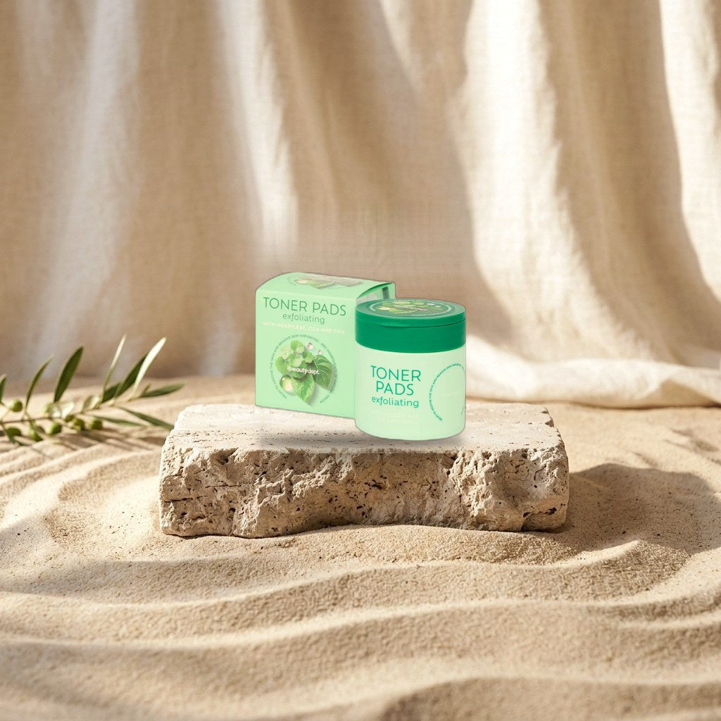 The Beauty Dept. Exfoliating Toner-Pads Cica & PHA 100 pcs
