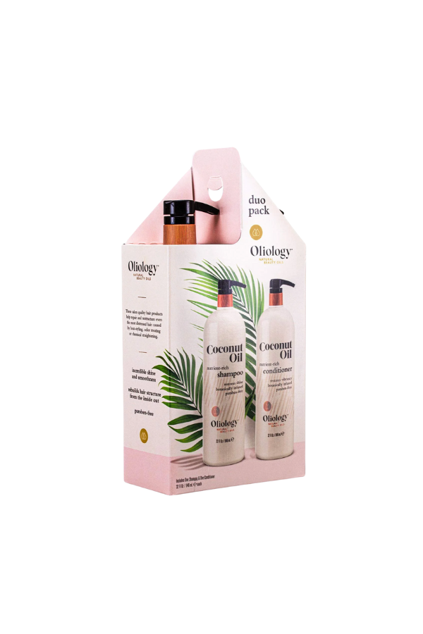 Oliology Nutrient Rich Coconut Oil Shampoo 946 ml & Conditioner 946 ml Combo Pack