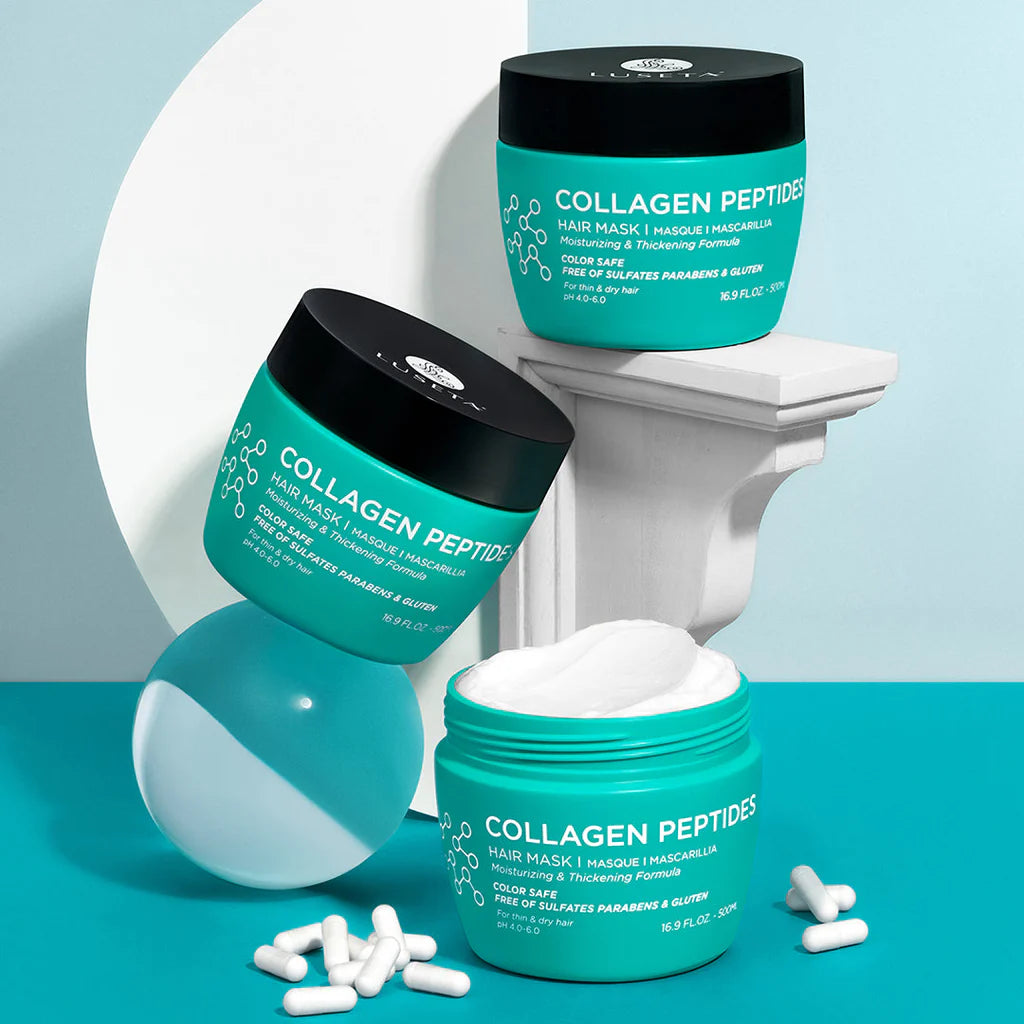 Luseta Collagen Peptides Hair Mask – Nourishing & Thickening Formula 500 ml