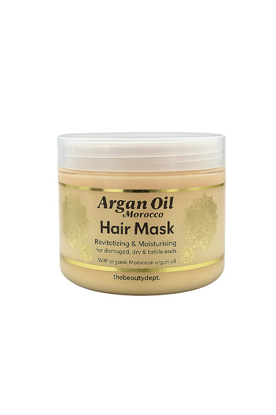 Beauty Dept Arganöl Haarmaske 500 Ml – Revitalisierend Für Geschädigtes, Trockenes Haar
