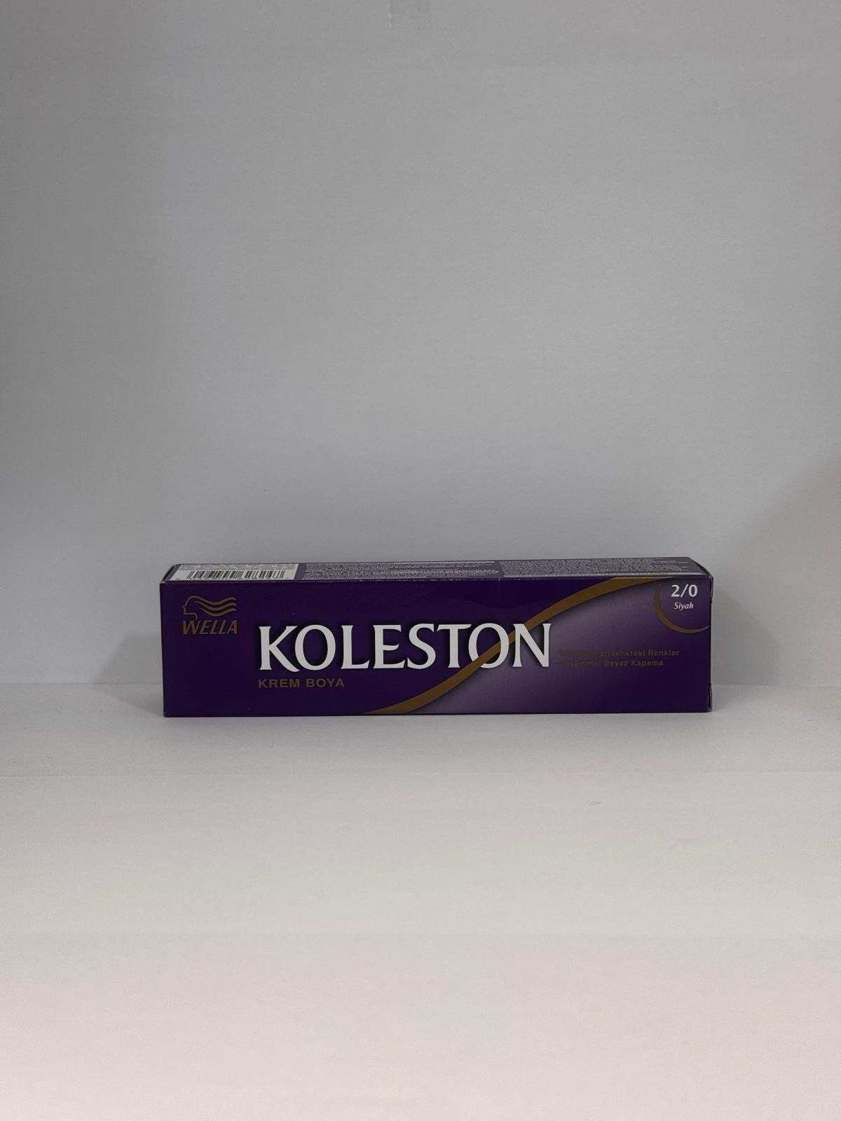 Wella Koleston Permanent Color 2.0 Black 50ml