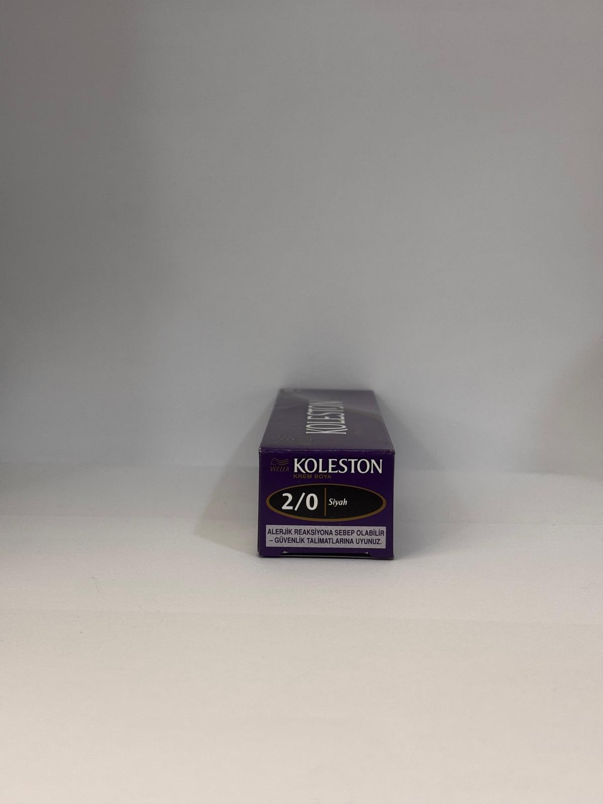Wella Koleston Permanent Color 2.0 Black 50ml