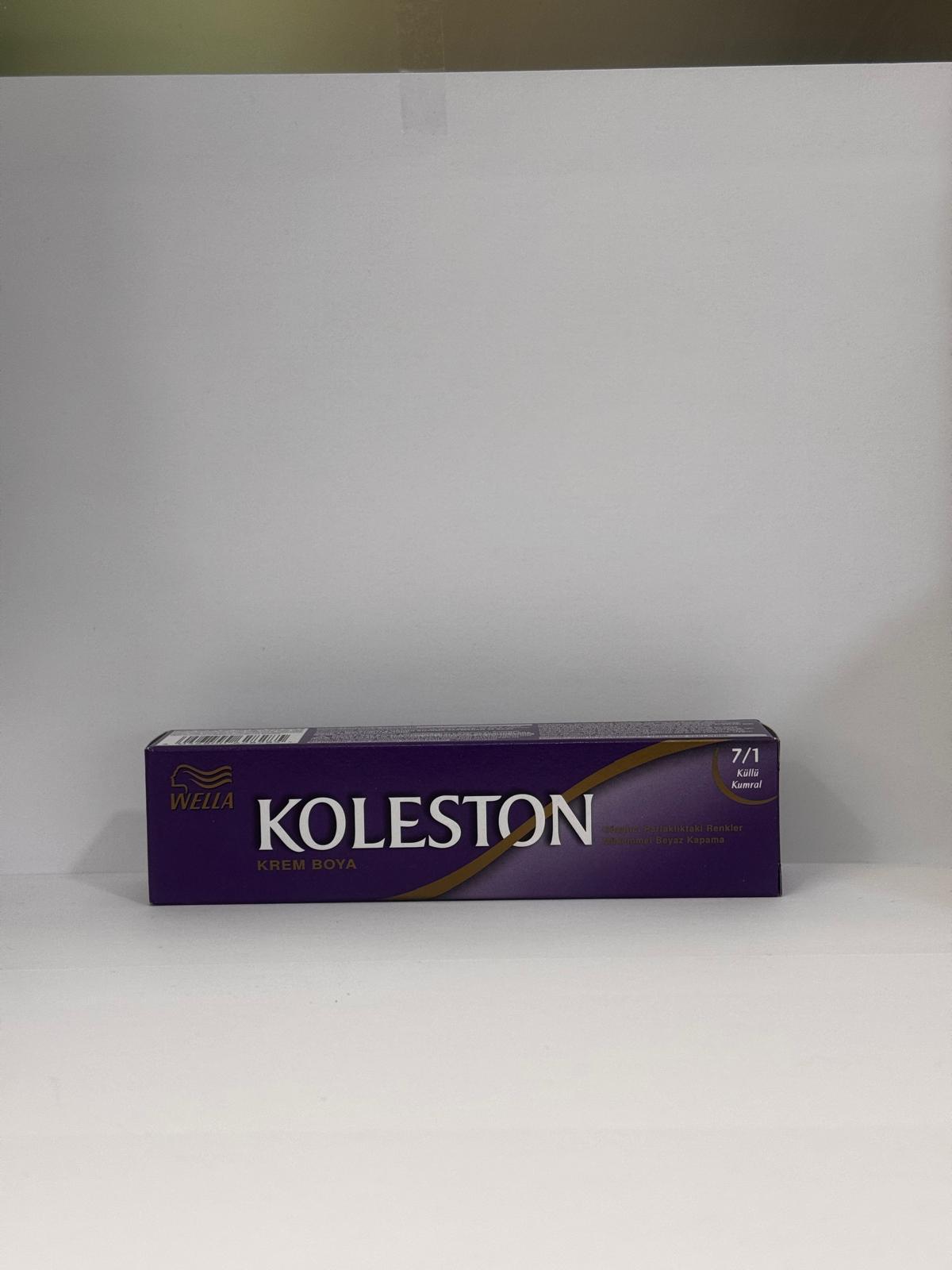 Wella Koleston Permanent Color 7.1 Ash  Blonde 50ml