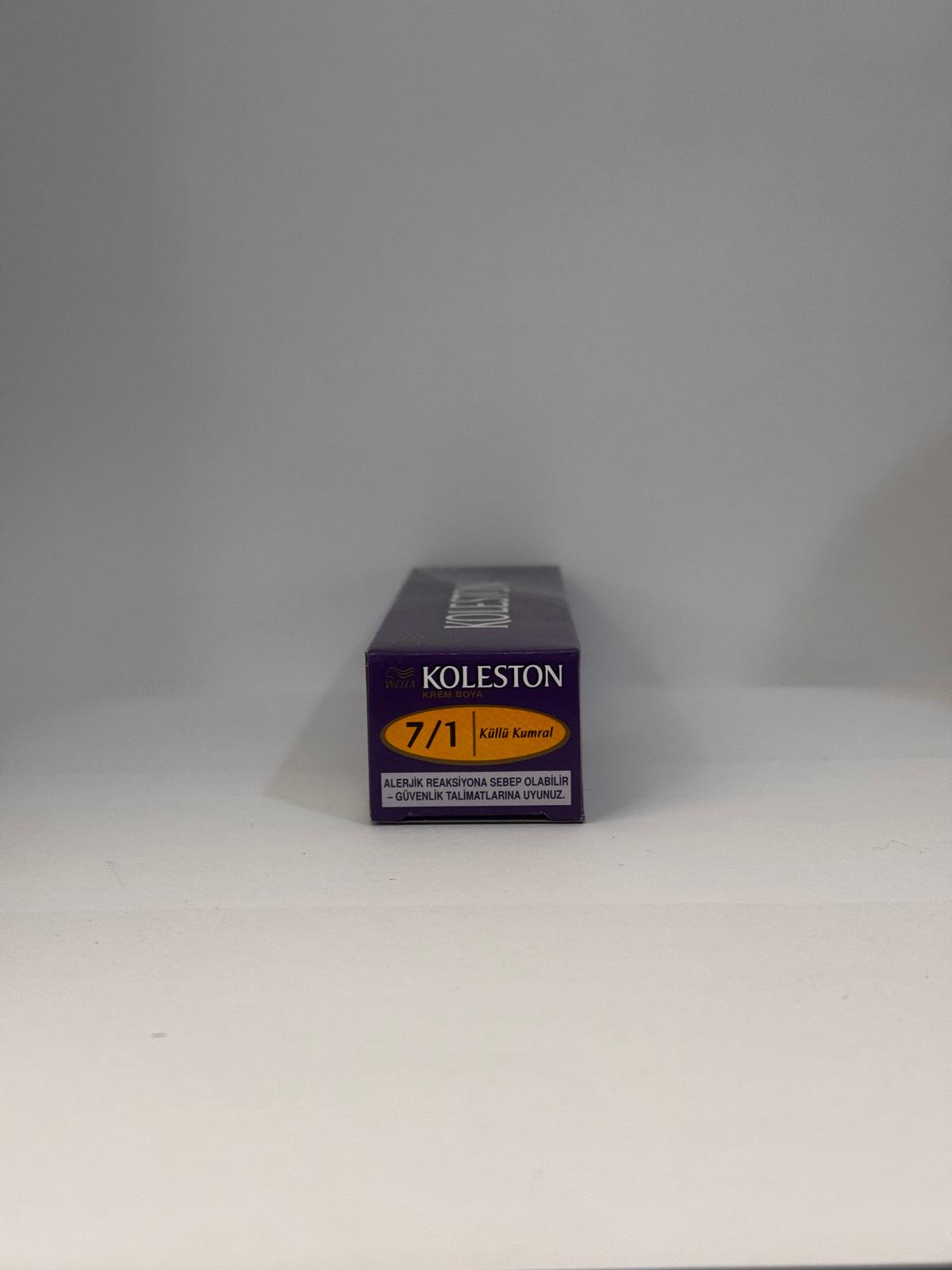 Wella Koleston Permanent Color 7.1 Ash  Blonde 50ml