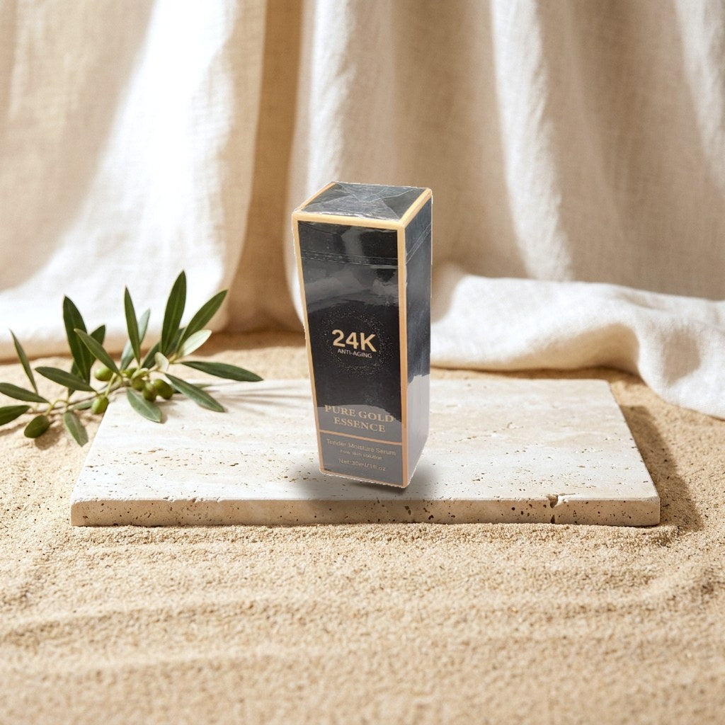 Anti-Aging 24K Pure Gold Essence Tender Moisture Serum 30 ml
