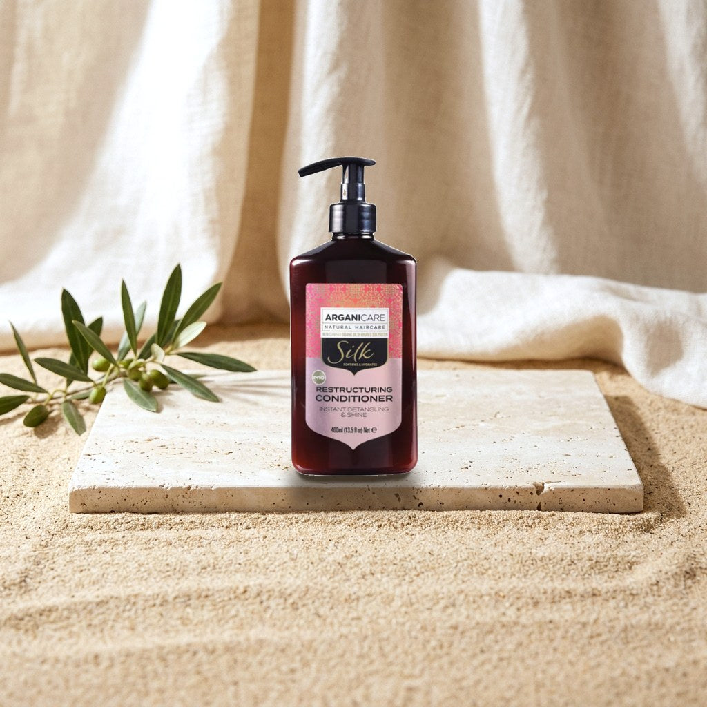 Arganicare Silk Protein Revitalising Shampoo - 400ml Pump Bottle