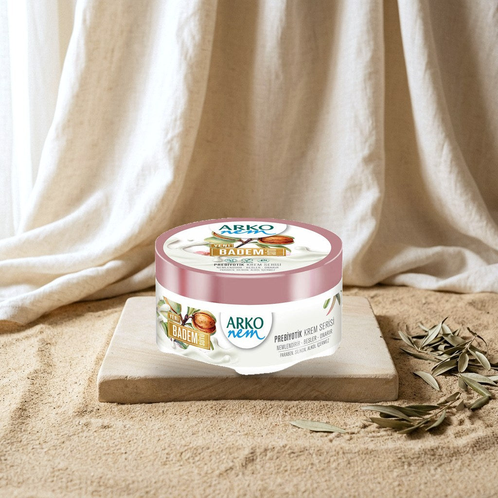 Arko Nem Luxury Moisturising Cream Almond Milk Formula 250 ml – Lightweight Daily Care