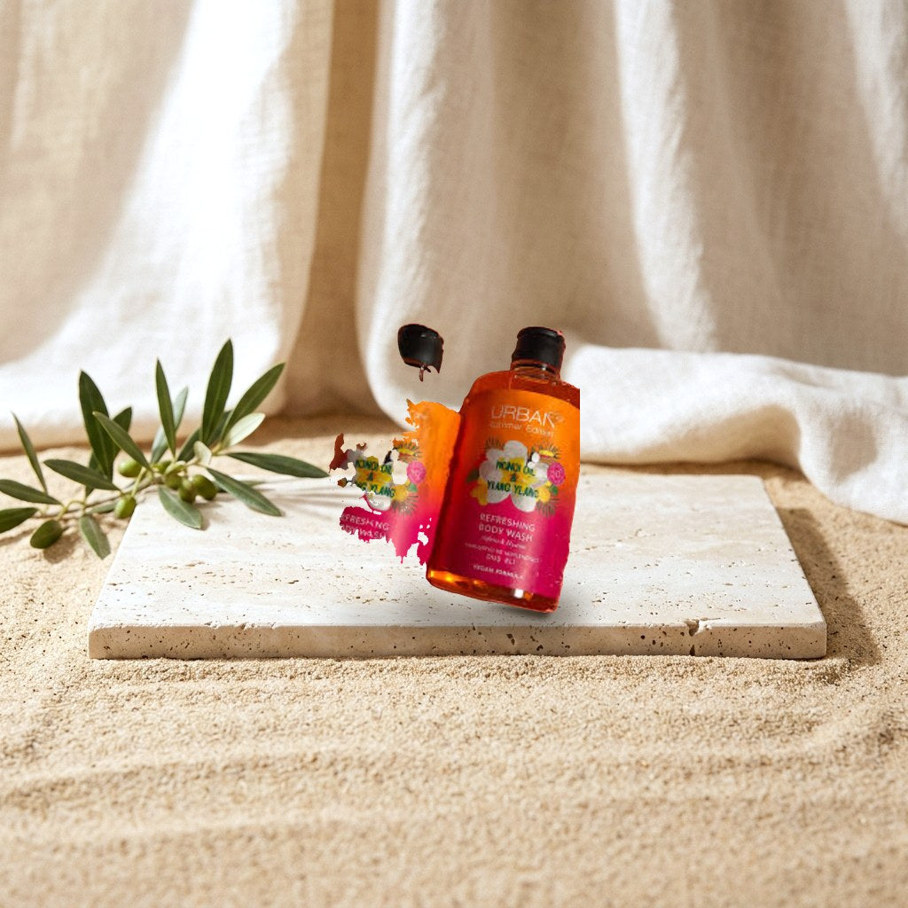 Urban Care Summer Edition Monoi Oil & Ylang Ylang Refreshing Body Wash 500 ml(2 pieces)