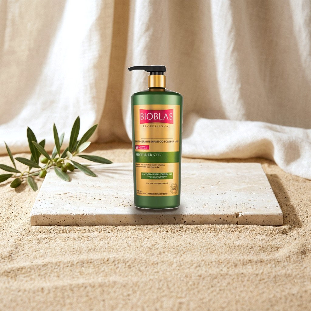 BIOBLAS Phytokeratin Shampoo for Hair Loss 1000 ml