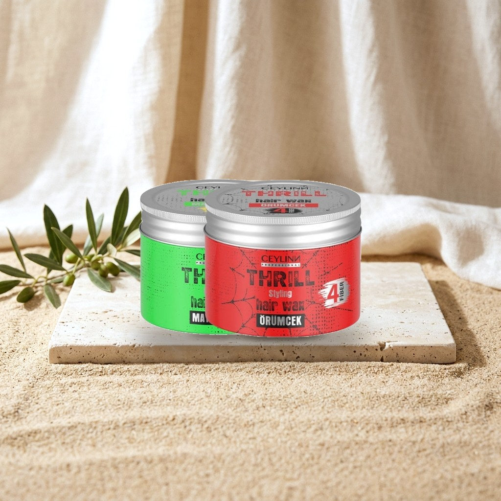 CEYLINN Thrill Fiber Spider Wax 150 ml + CEYLINN Thrill Matte Wax 150 ml