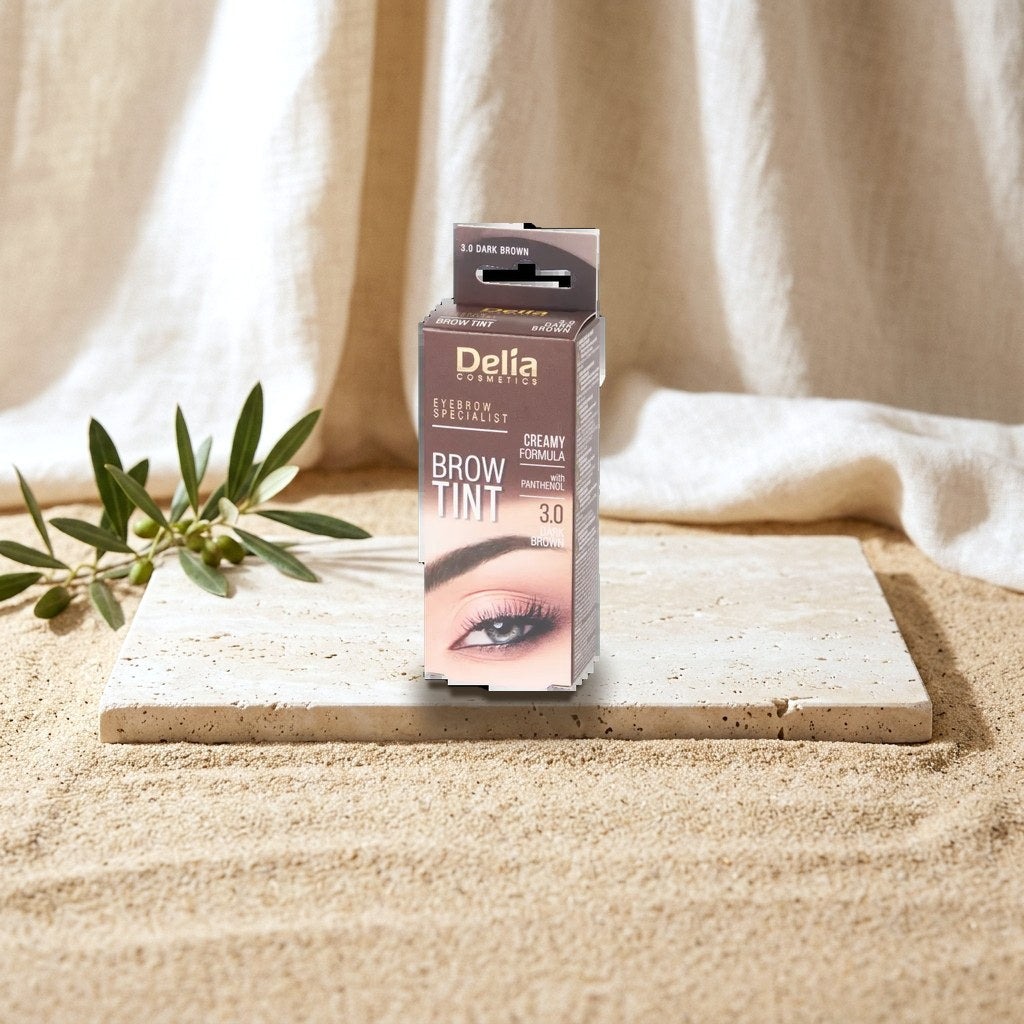 Delia Cameleo eyebrow tint 3.0 Dark Brown - Delia cosmetics 15 ml