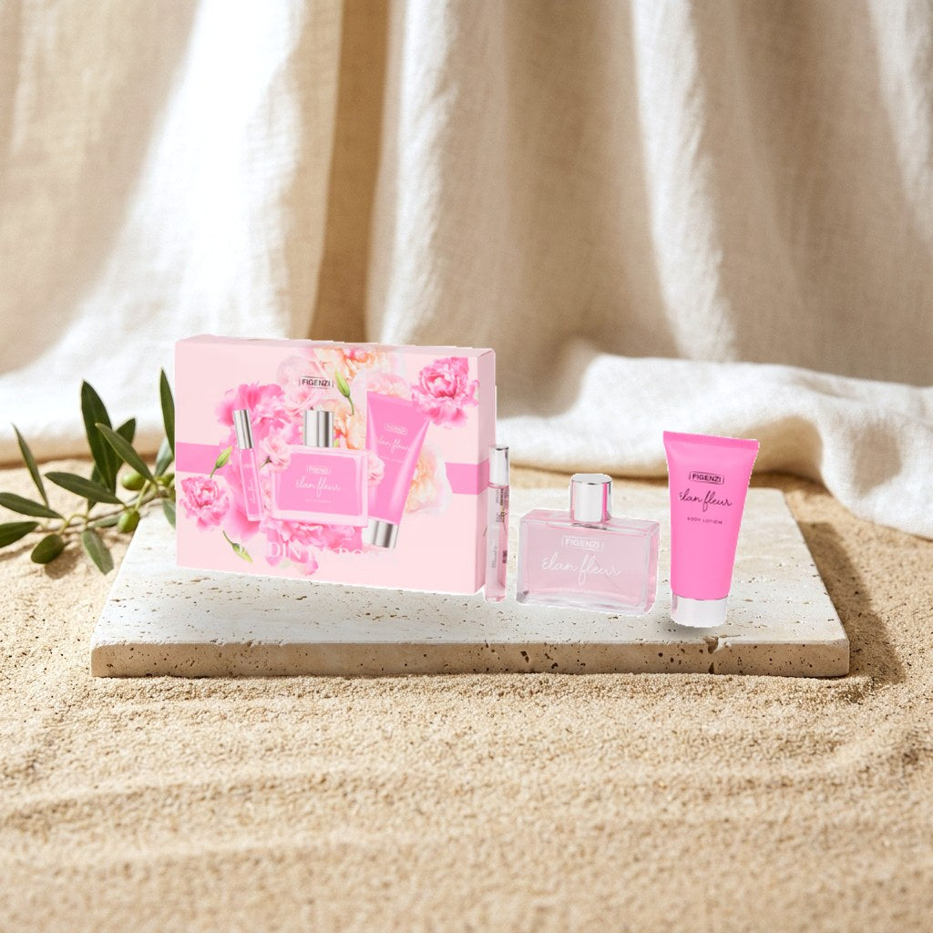 Figenzi Eau De Parfum Body Lotion 3 pieces Set 210 ml