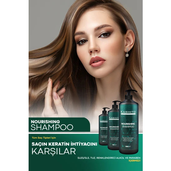 KASHITO Nourishing Keratin Care Shampoo 500 ml - Aegean Vibe
