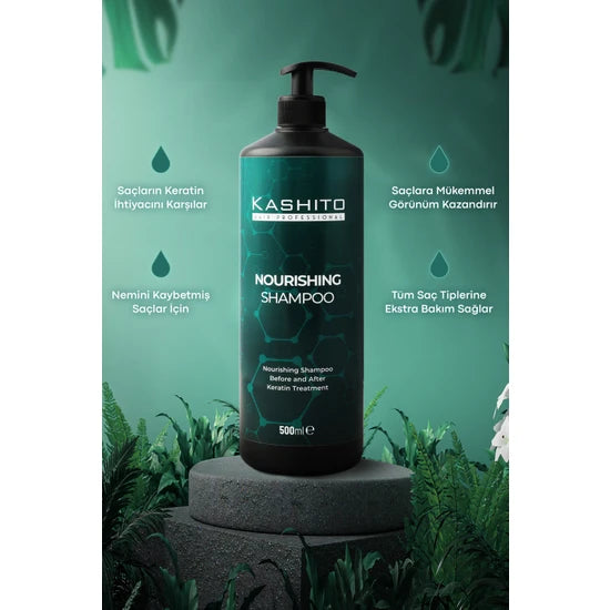 KASHITO Nourishing Keratin Care Shampoo 500 ml - Aegean Vibe