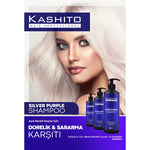 KASHITO Silver Shampoo Kashito Silver Purple Shampoo Dorelic and Anti-Yellow 500 ml - Aegean Vibe