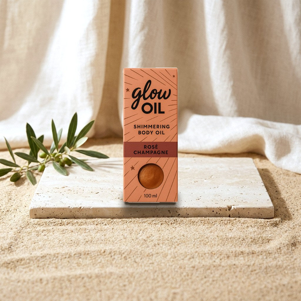 Glow Oil Shimmering Body Oil Rose Champagne 30 ml
