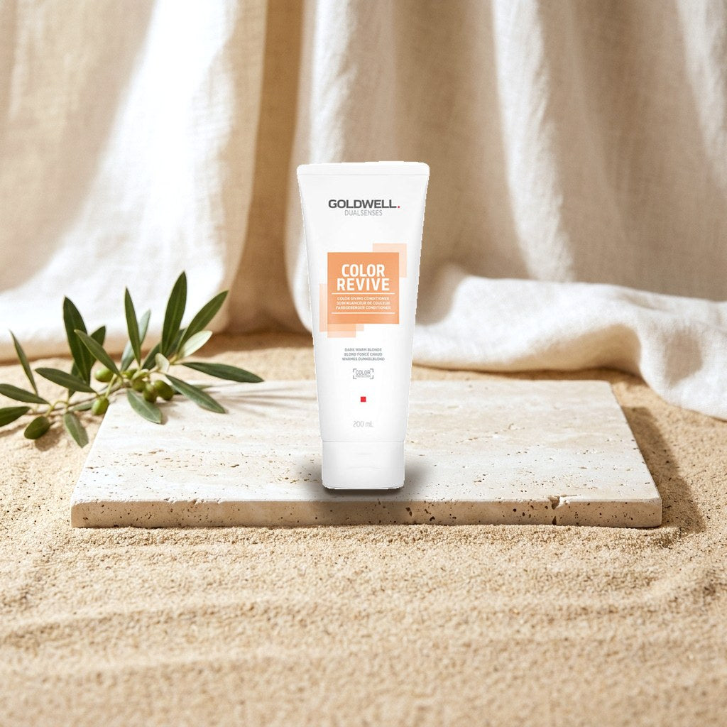 GOLDWELL Dualsenses Color Revive Colouring Conditioner Warm Dark Blonde for All Blonde Shades 200 ml