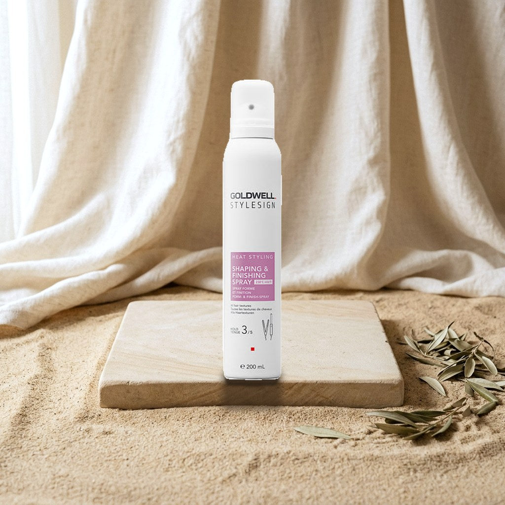 Goldwell Stylesign Heat Styling Shape & Finish Spray Ideal for All Hair Structures 200 ml