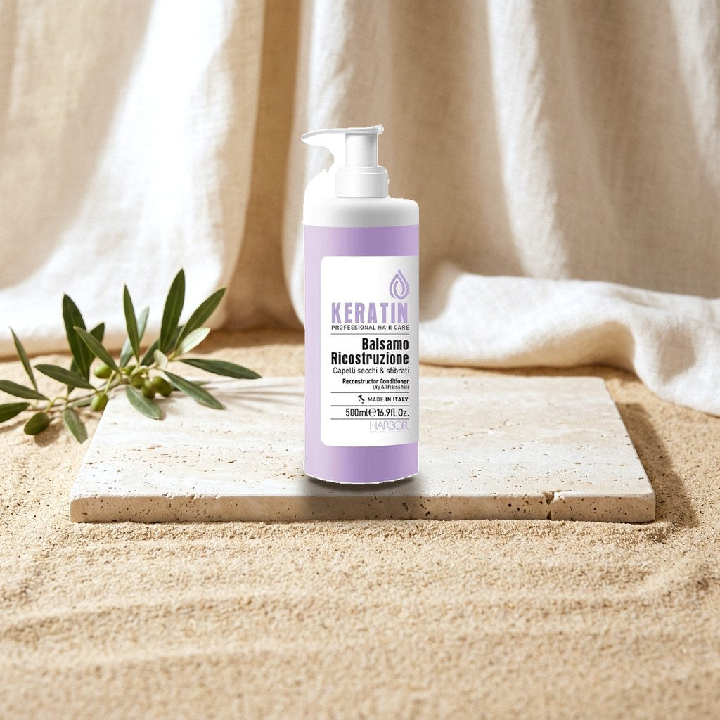 Harbor Keratin Reconstructor Conditioner for Dry & Lifeless Hair 500 ml