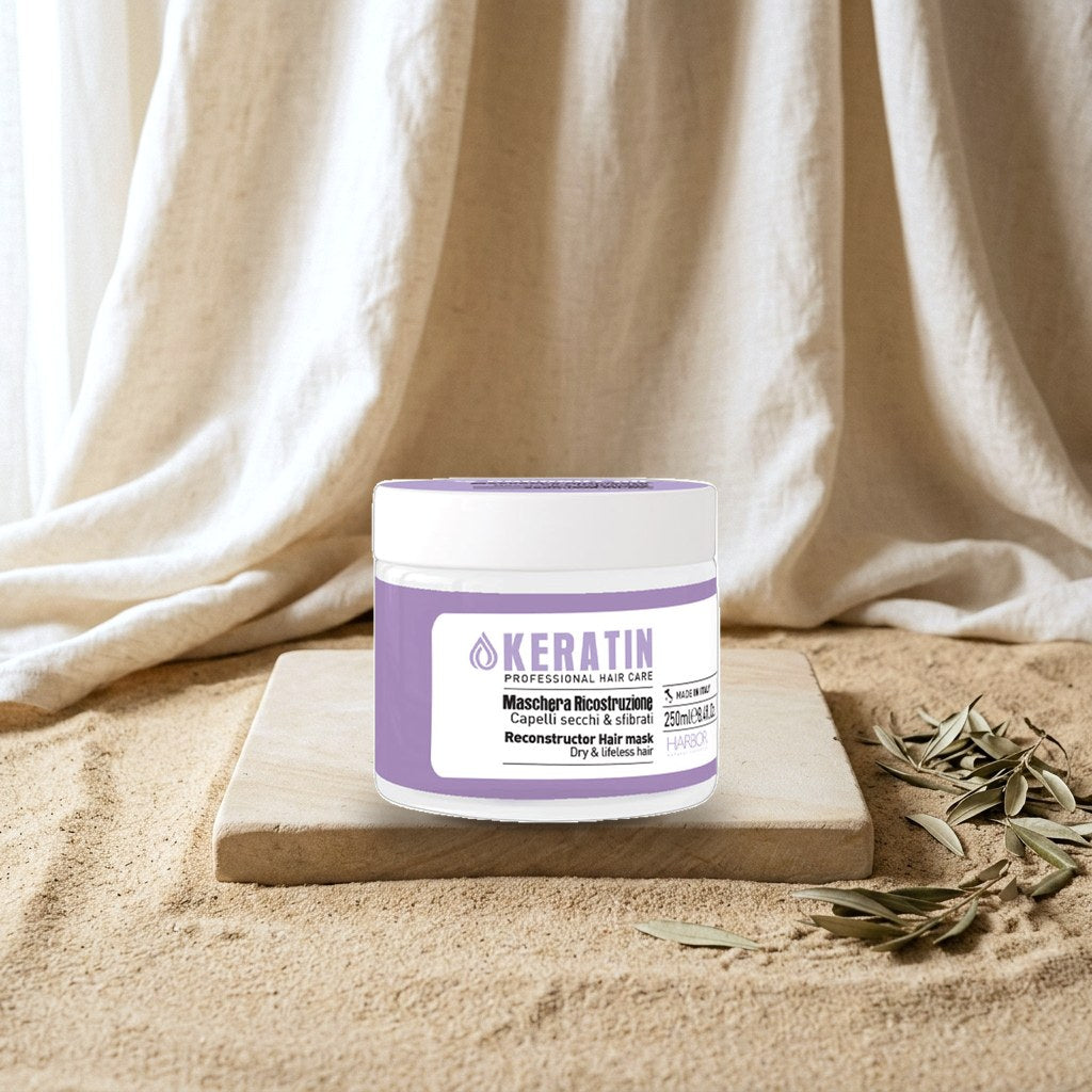 Harbor Keratin Reconstructor Hair Mask for Dry & Lifeless Hair 250 ml