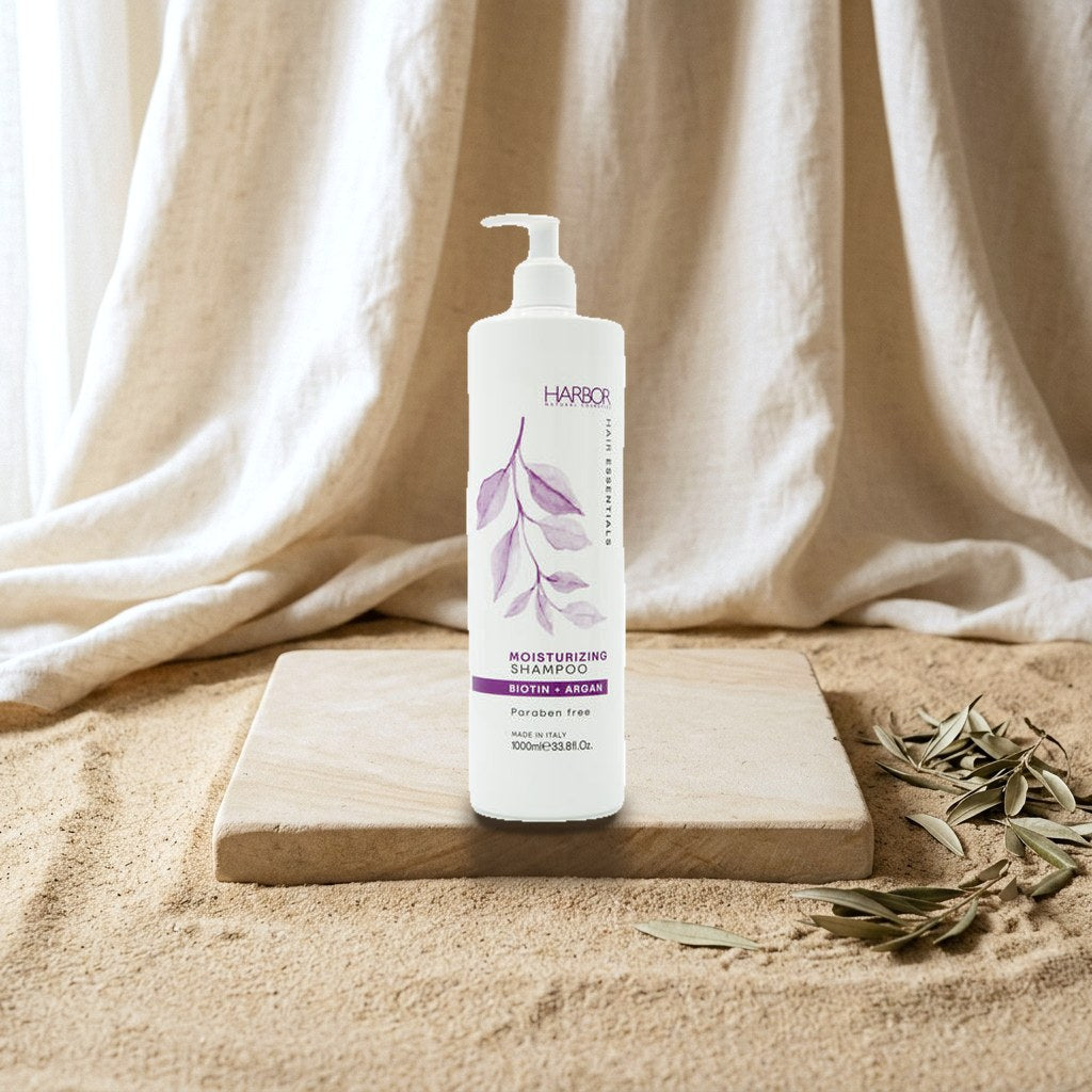 Harbor Salon Formula Moisturizing Shampoo with Biotin & Argan 1000 ml