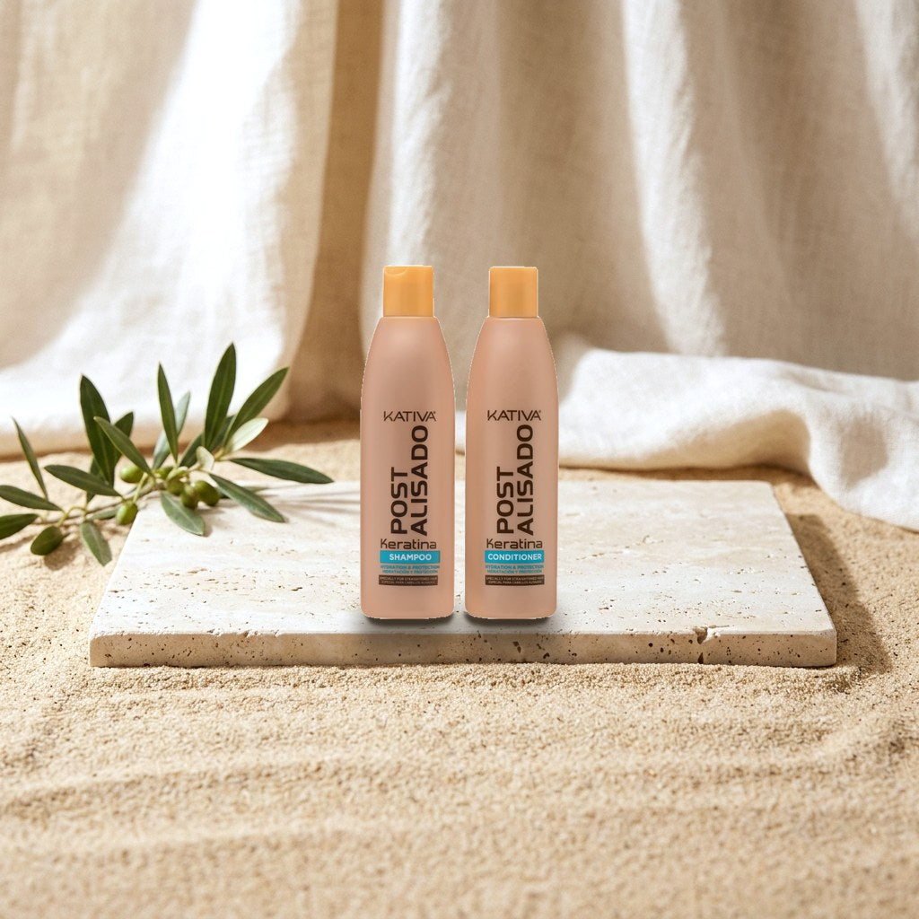 KATIVA POST ALISADO Conditioner and Shampoo Salt Free 250 ml + 250