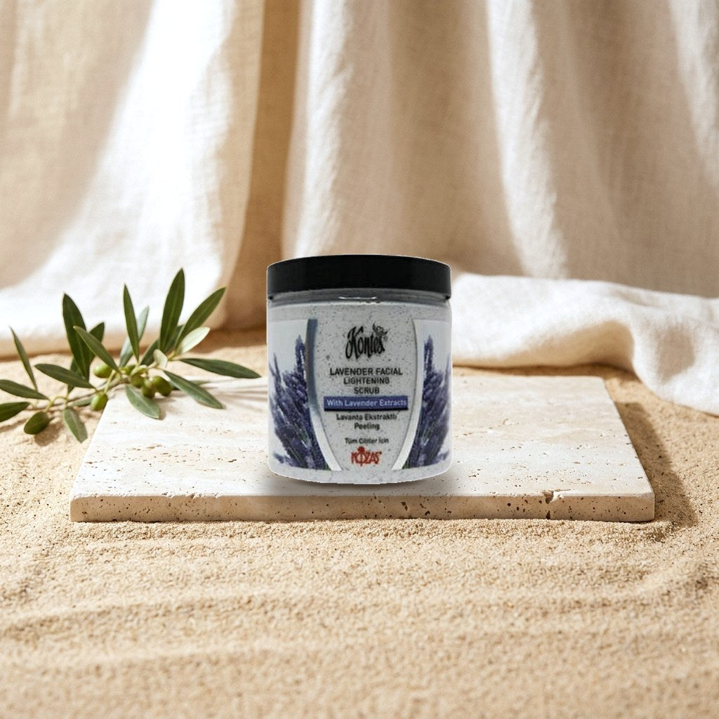 Kontes Lavender Facial Lightening Scrub 250 gr