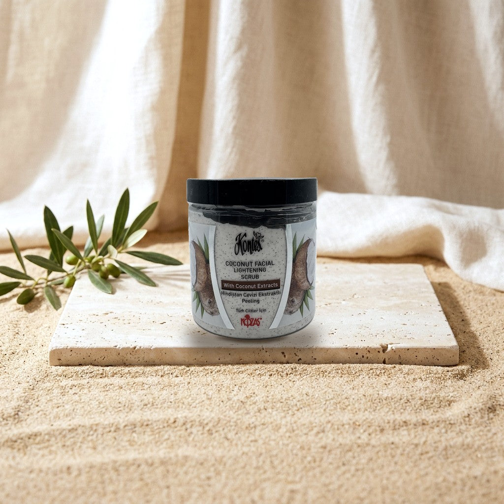 Kontes Coconut Facial Lightening Scrub 250 gr
