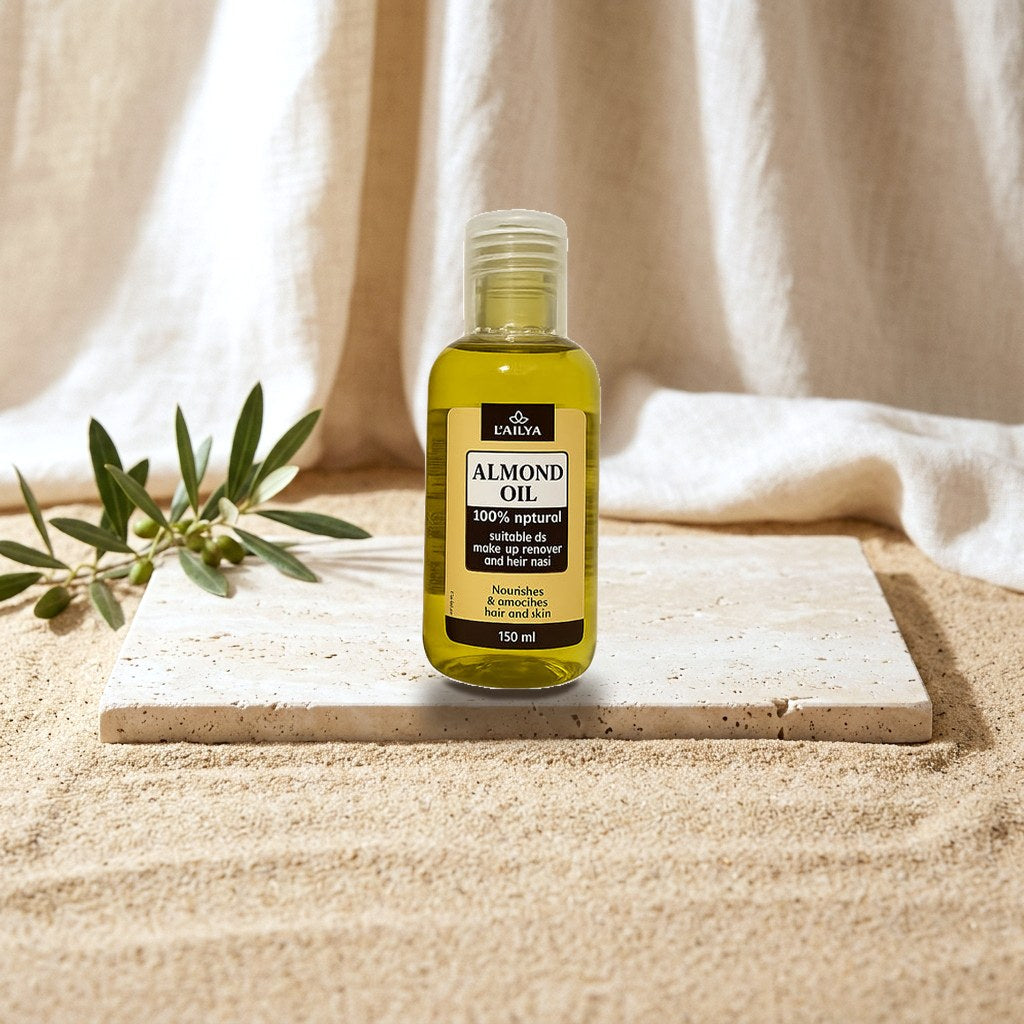 L'ailya Almond Hair & Skin Care Oil 100% Natural 150 ml
