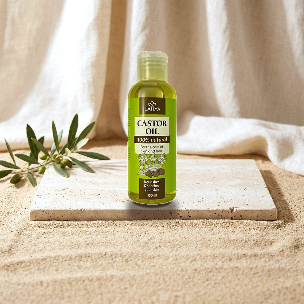 L'ailya Castor Oil Hair  and Skin Care Oil 100% Natural 150 ml