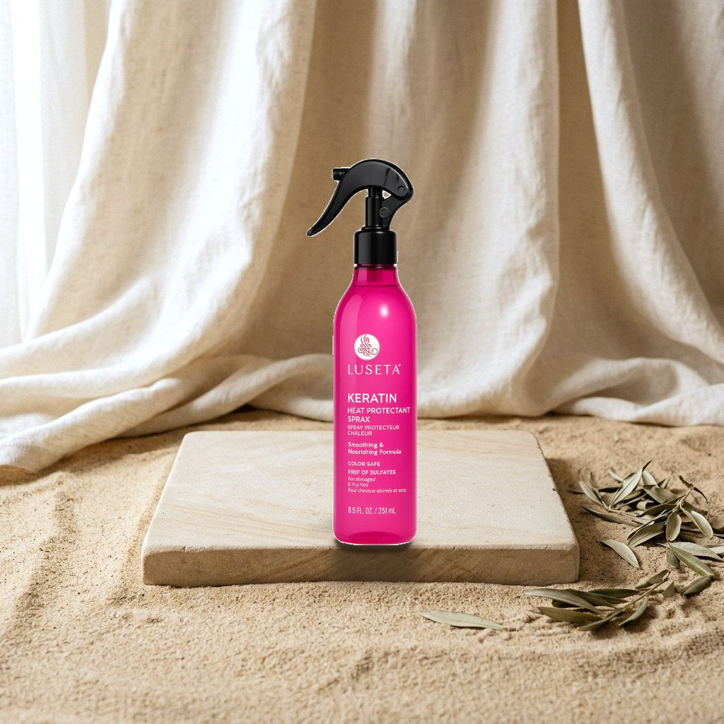 LUSETA Keratin Heat Protectant Spray Color Safe 251 ml