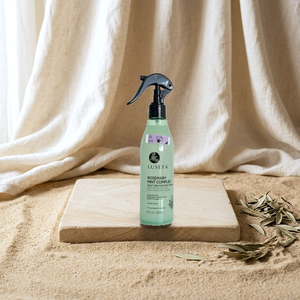 LUSETA ROSEMARY MINT COMPLEX Heat Hair Protectant Spray with Biotin & Argan Oil 251 ml