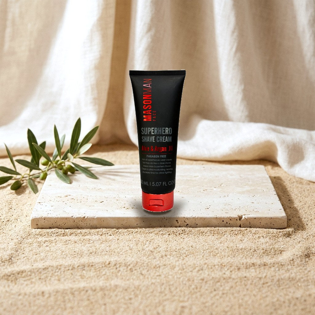 Mason Man Face Superhero Shave Cream Aloe & Argan Oil 150 ml