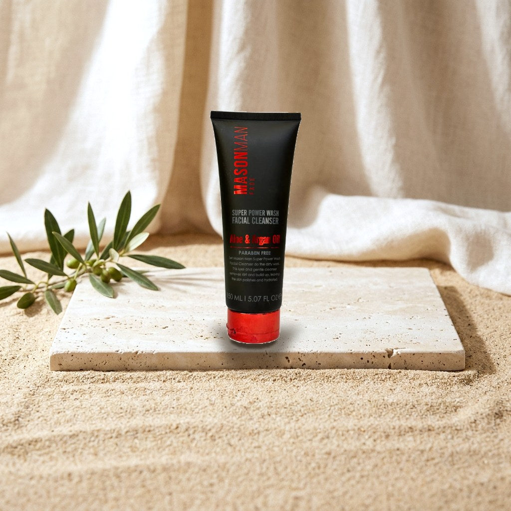 Mason Man Super Power Wash Facial Cleanser Aloe & Argan Oil 150 ml