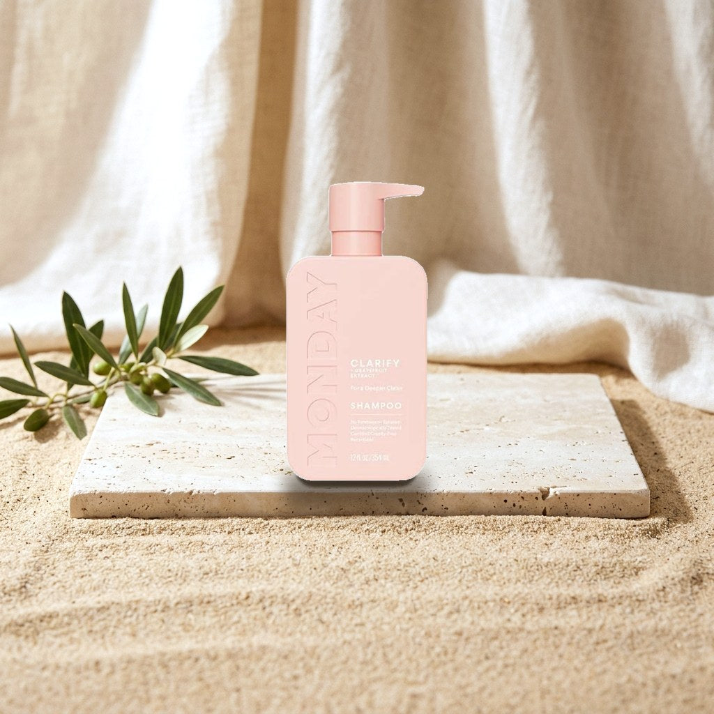 MONDAY HAIRCARE CLARIFY Gentle Shampoo with Grapefruit Extract & Ceramides for Oily Hair Prone to Build-up 354 ml