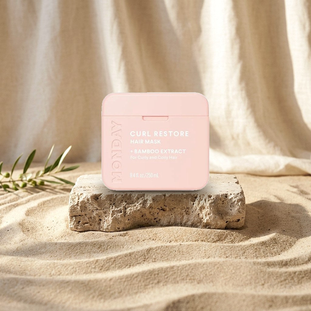 MONDAY HAIRCARE CURL RESTORE Hair Mask with Bamboo Extract 250 ml