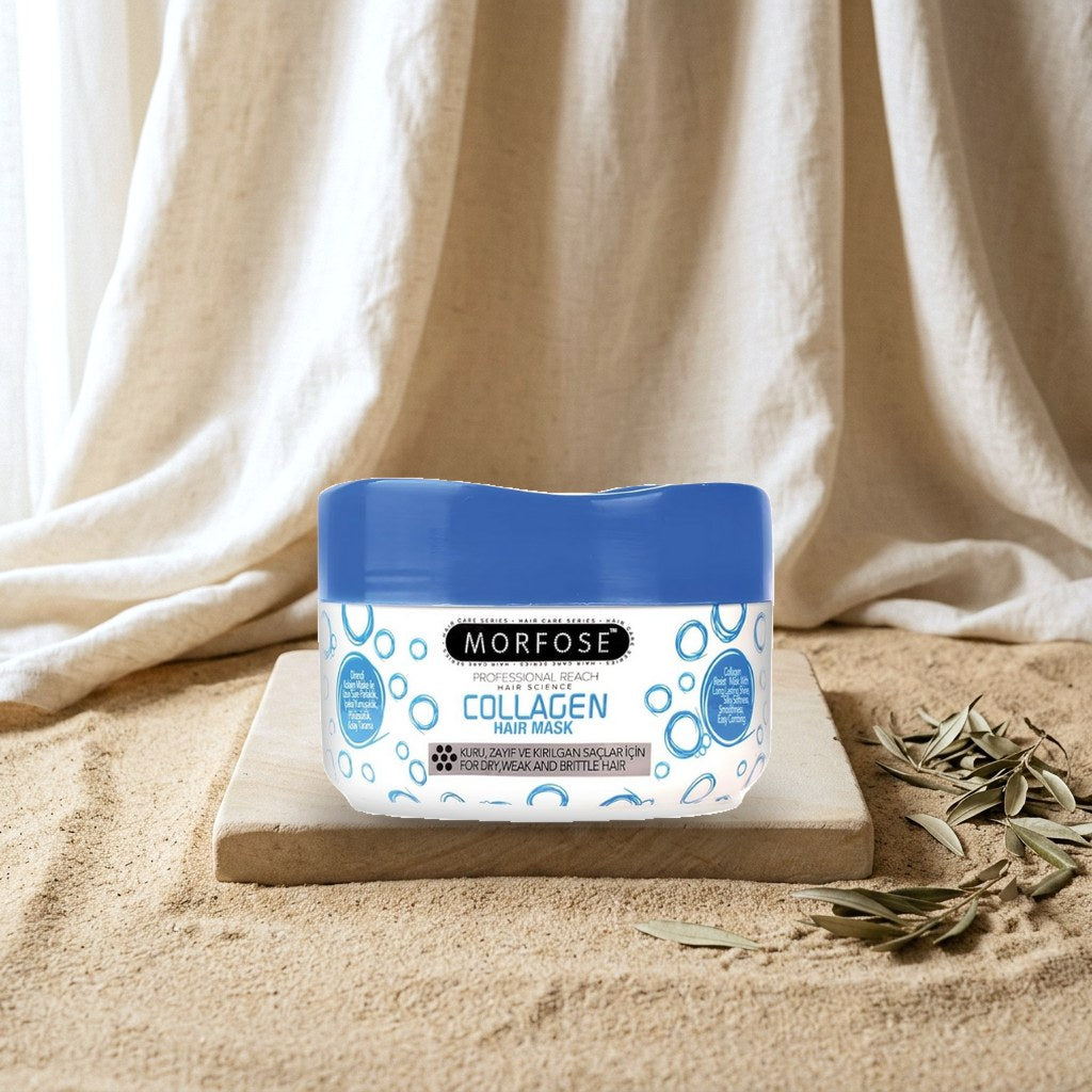 Morfose Collagen Hair Mask 500 ml - Intensive Care for Dry & Brittle Hair