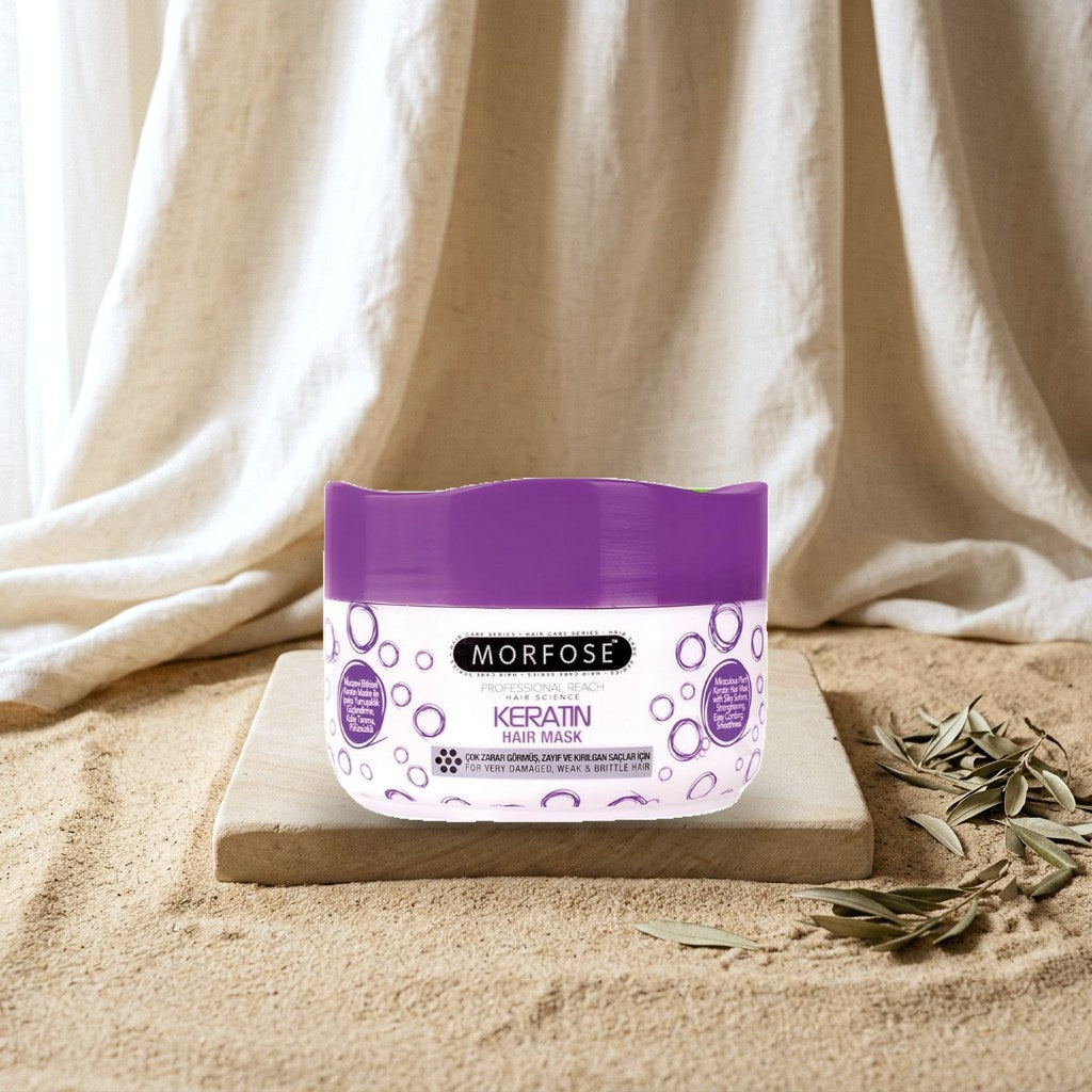 Morfose Keratin Hair Mask 500 ml - Intensive Repair for Heavily Damaged Hair