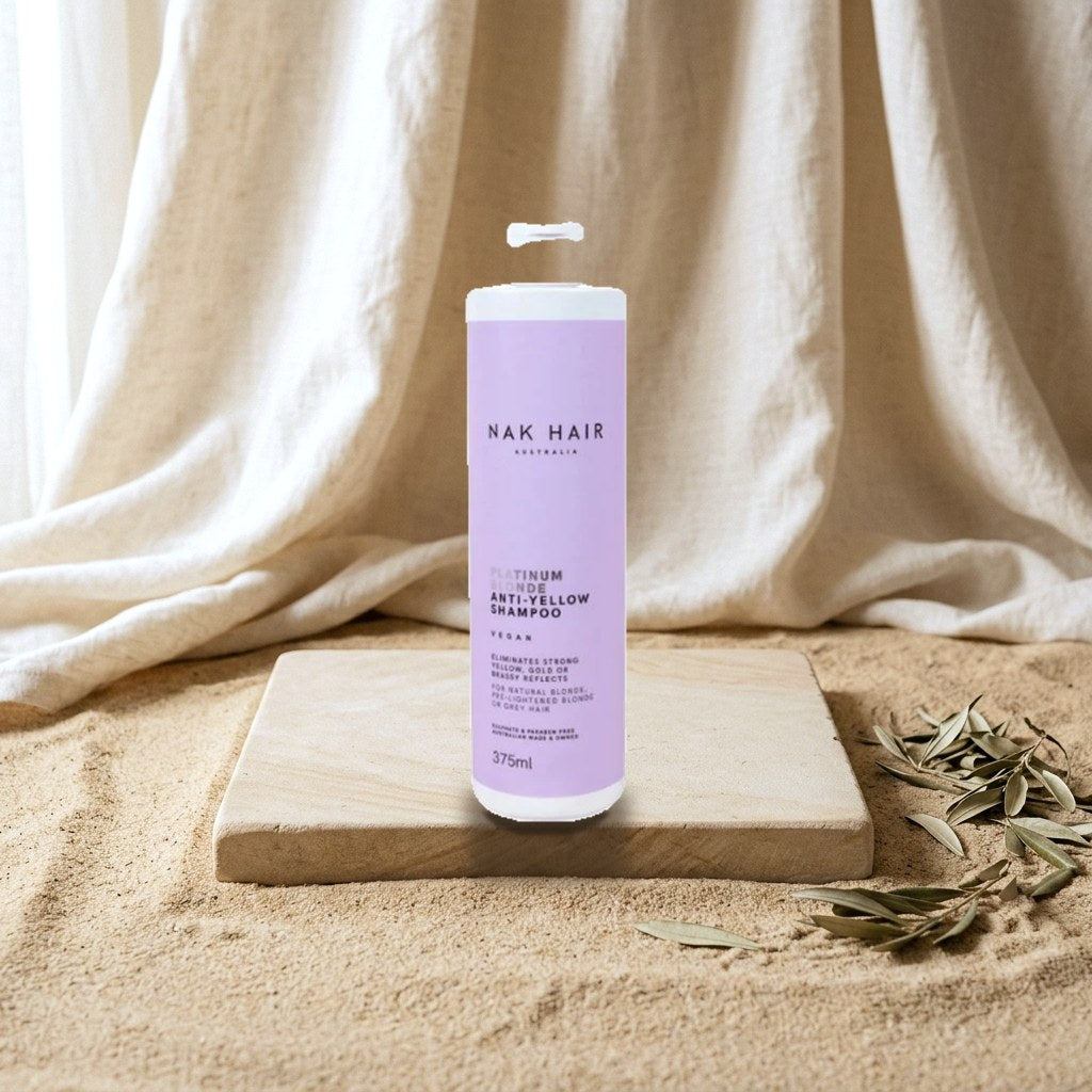 NAK Shampoo – Platinum Blonde Anti-Yellow 375 ml