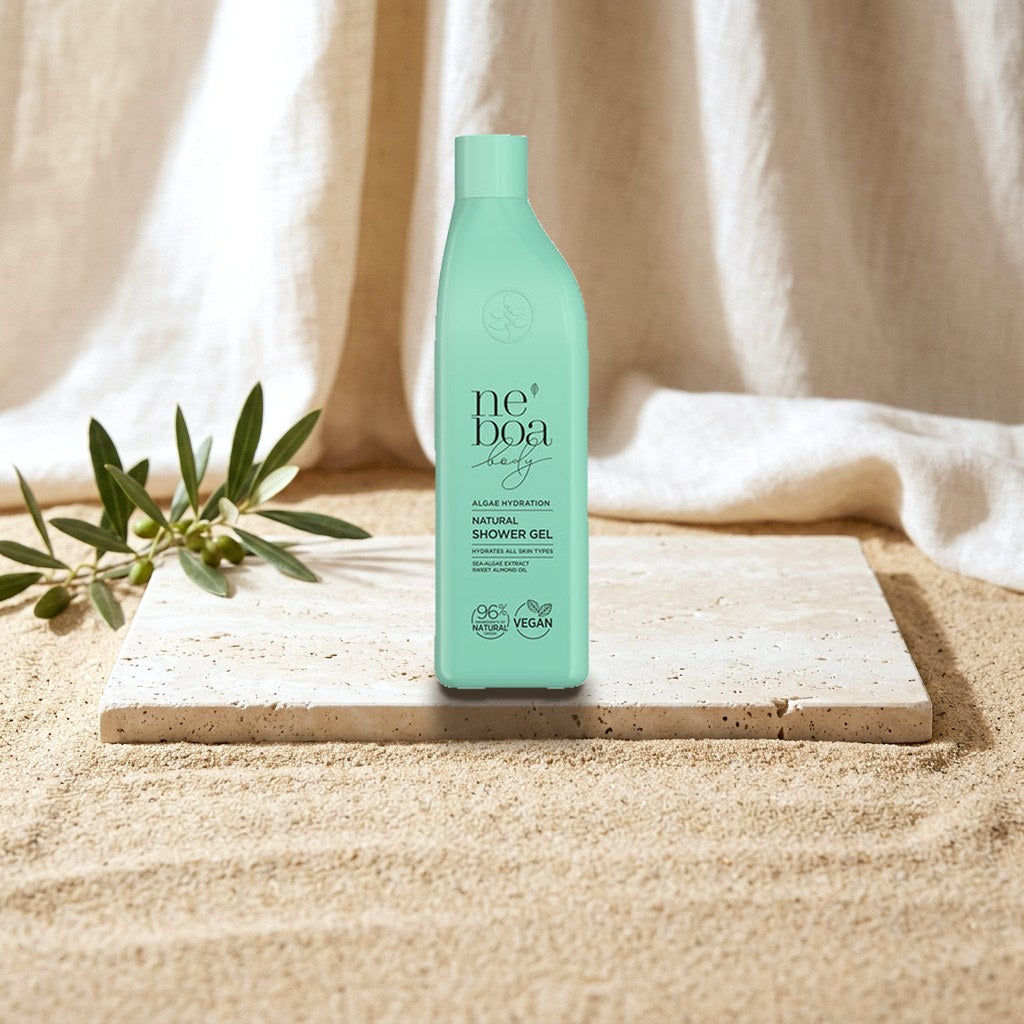 Neboa Algae Hydration Shower Gel 300 ml – Natural Care with Sweet Almond Oil & Algae Extract