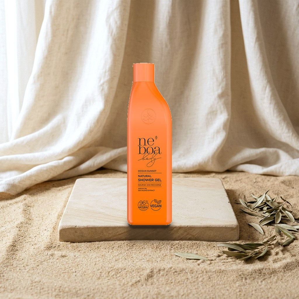 Neboa Ocean Sunset Shower Gel 300 ml – Natural Care with Argan Oil & Marine Scent