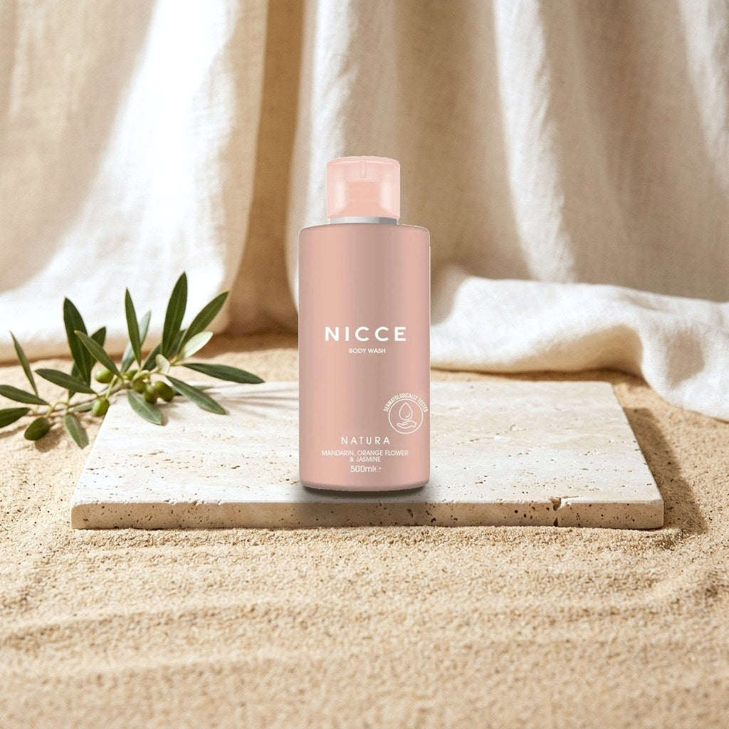 Nicce Body Wash Natura Mandarin Orange Flower Jasmine 500 ml