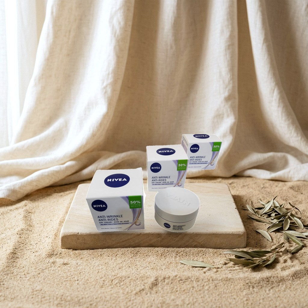 Nivea Anti-Wrinkle Anti-Rides Day Cream for All Skin Types 3X 50 ml