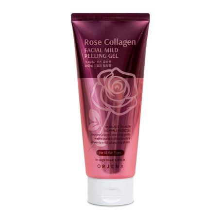 Orjena Rose Collagen Facial Mild Peeling Gel 180 ml